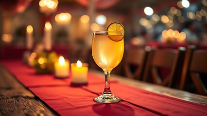 A traditional red-and-white rosette pinned on linen, glowing under golden sunlight during Peru's Independence Day celebration.
