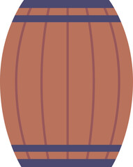 Wooden with alcoholic pirate drink