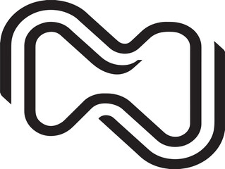 Beautiful Shapes Icon in Simple Clean Minimalist Vector Art