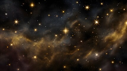 Obraz premium A cosmic expanse of stars and nebulae.