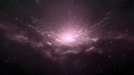 Fototapeta premium Deep space nebula with glowing center.