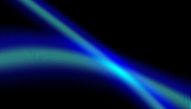 beautiful abstract wave technology black background with blue light digital effect corporate concept