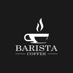 barista logo design, cafe, coffee, vector, vintage, coffee bar, coffee shop

