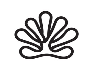 Obraz premium Modern Clean Spring Icon with Graceful Vector Line Artwork 