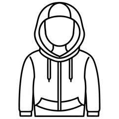 Hoodie Sketch Icon