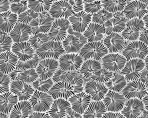 vector seamless pattern with flowers