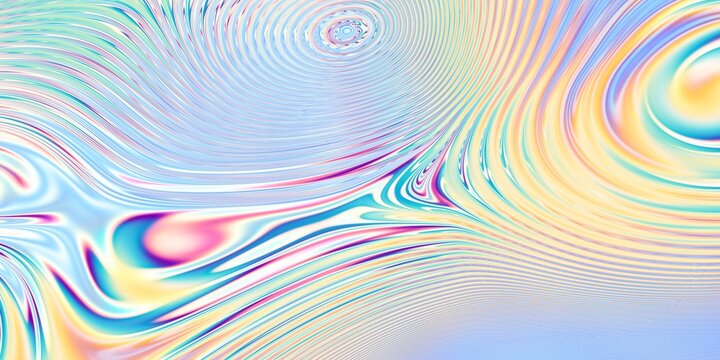 Abstract Iridescent Waves A Beautiful and Ethereal Pearly Background Design Perfectly Crafted for Contemporary Digital Projects