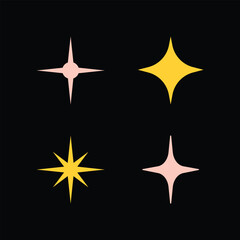 gold star logo design
