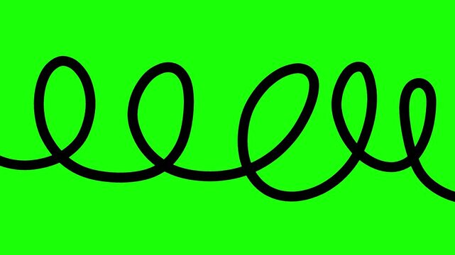 elastic on green screen.