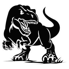 Dinosaur vector logo art design