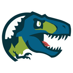 Dinosaur vector logo art design