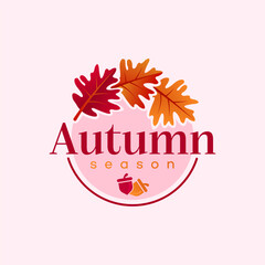 Autumn Season Logo  Minimalist Design for Branding