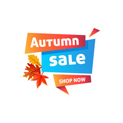Autumn Sale Banner Design  Modern Marketing Template