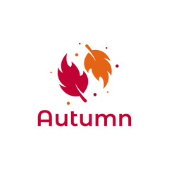 Autumn Leaves Logo Design  Minimalist Branding for Business
