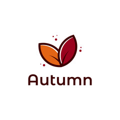 Autumn Leaf Logo Design  Minimalist Branding for Nature