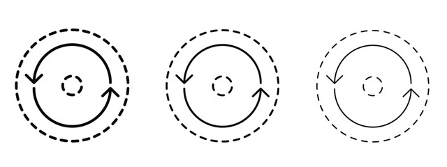 Consistency icons. Outline or line icon design bundle.