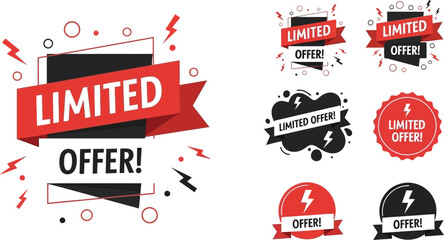 Dynamic limited offer sale tags and banners for urgent promotions