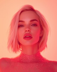 glamorous woman portrait