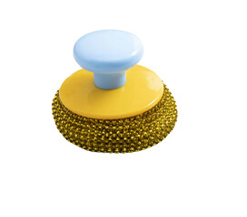 Side view of cleaning brush for barbecue.,