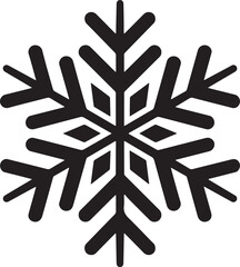 Obraz premium Snowflake Vector Art, Christmas snowflake Icon