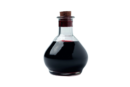 Modern Potion Bottle Isolated on Transparent Background, Ideal for Art Projects