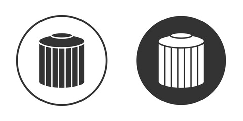 Air filter icon for web, mobile and infographics.