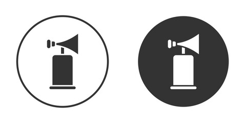 Air horn icon for web, mobile and infographics.