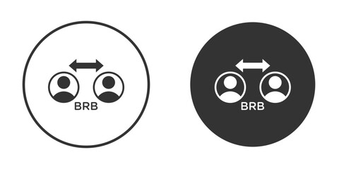 B2B icon for web, mobile and infographics.