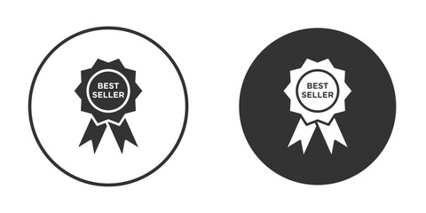Best seller icon for web, mobile and infographics.