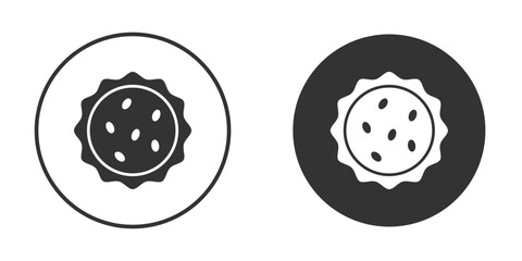 Biscuit icon for web, mobile and infographics.