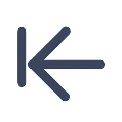 arrow left icon design.