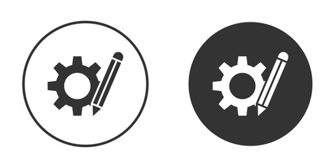 Customization icon for web, mobile and infographics.