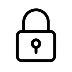 lock secured access icon design.
