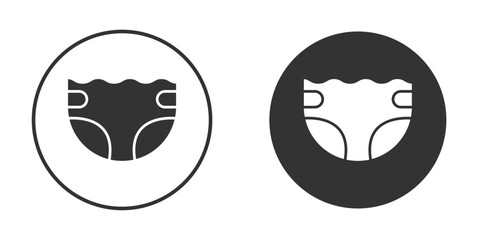 diaper icon for web, mobile and infographics.