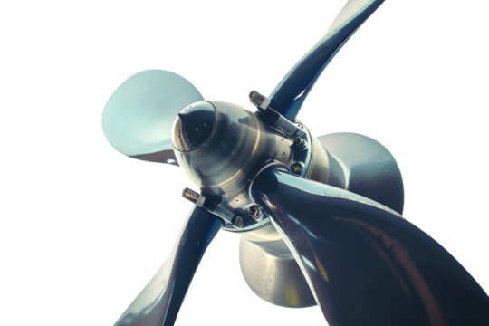 Clear Transparent Background Propeller for Aircraft and Aviation Concepts