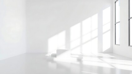 Fototapeta premium empty room with window