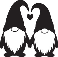 Christmas Gnome Vector Art, Holiday Gnome SVG