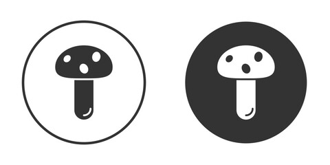 Mushroom icon for web, mobile and infographics.