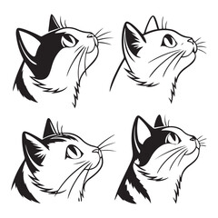 Cat Faces Icon Set