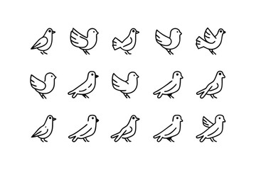 Harmony of Flight: A captivating arrangement showcases the graceful movements of several doves, in a minimalist style. Evoking a sense of serenity, peace and a touch of artistic flair.