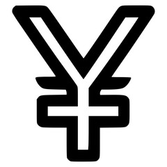 Obraz premium Yen symbol icon vector design for currency representation