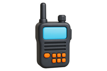 3d Walkie Talkie Icon high quality realistic image