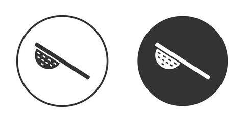 sieve icon for web, mobile and infographics.