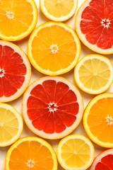 Obraz premium orange and lemon slices