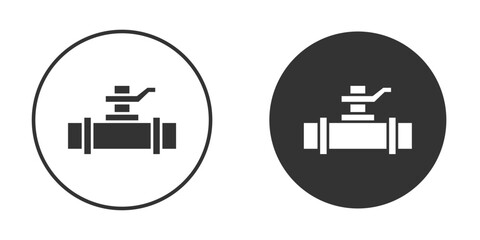 Valve icon for web, mobile and infographics.