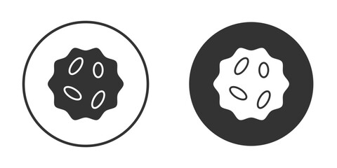 White blood cell icon for web, mobile and infographics.