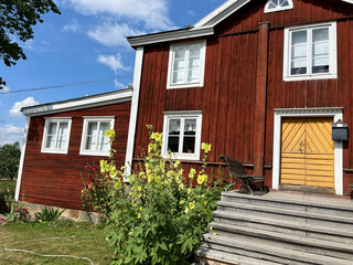 old wooden house