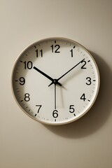 wall clock on a white background