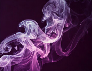 Fototapeta premium 湯気の透明感が光を浴びて輝く幻想的な素材。AI生成画像。