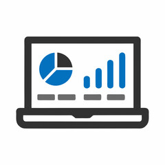 Data Analytics Dashboard Vector Illustration for Business Reports.